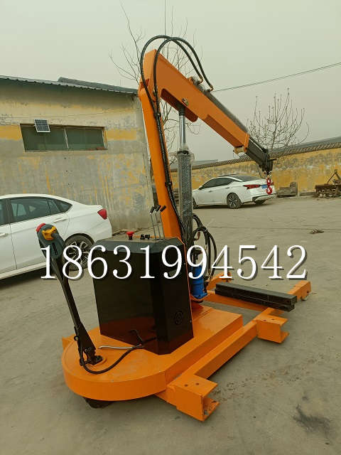 伊宁市自卸车厢随车吊 自制轮式四不像起重机 四驱平板吊 5吨 贵盛